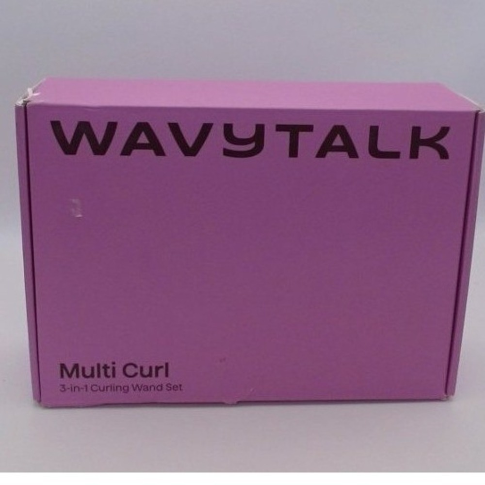 Wavytalk Multi Curl 3-in-1 Curling Wand Set, BRAND NEW IN BOX